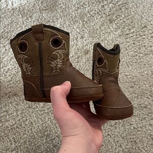 Baby Twister Brown Cowboy Boots size Infant